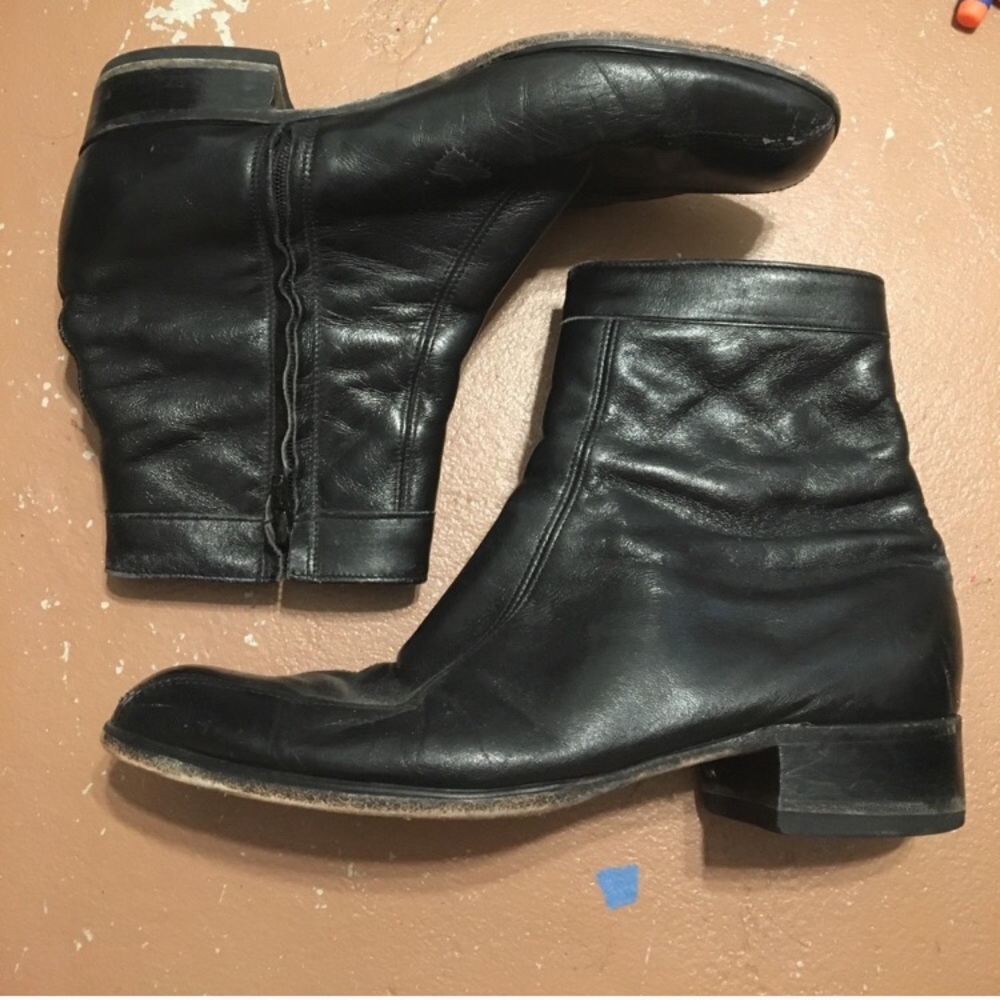 Hanover Real leather zipup boots shoes
